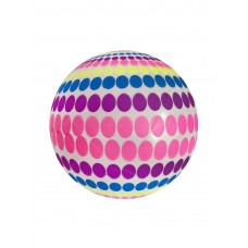Мяч детский 22см ПВХ флуоресцентный 60гр, микс, в пакете 649211 Moby Kids 