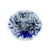 Мишура новогодняя d-10 см, дл-2м, синий с белыми кончиками 5-180-10 Мишура новогодняя d-10 см, дл-2м, синий с белыми кончиками 5-180-10