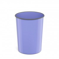 Корзина для бумаг литая пластиковая Pastel, 13.5л, фиолетовая 58456 ERICH KRAUSE 