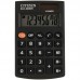 Калькулятор карманный 8-разр.,2-е питание, 62*98*10мм, кв.корень,черн. SLD-200NR CITIZEN 