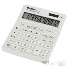 Калькулятор настольный 12 разр. двойное питание, 155*204*33мм, белый SDC-444X-WH Eleven 