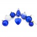 Набор шаров Синий+белый, 27шт пластик 12*12*24CM, в подарочной упаковке EL-448030-B 