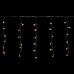 Гирлянда эл. Штора 120 л. 4м*0.6м с вилкой, теплый цвет, прозрачный провод 3028(5736) 