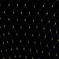 Гирлянда эл. Сетка 192 лампочки. 3м*2м. теплый цвет, прозрачный провод 3082(2055) 