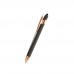 Ручка подарочная цвет корпуса серый+золото, металл+пластик, 0.7мм,автомат, стилус А3011-27-2 
