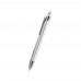 Ручка подарочная цвет корпуса серебряный, металл+пластик, 0.7мм,автомат, стилус В0007-2 