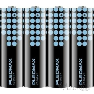 Батарейка LR06 LR 6 Pleomax Economy б/б 4S (цена за спайку 4шт.) 