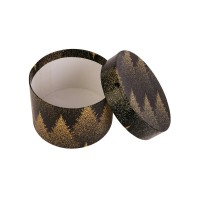 Коробка подарочная круглая 9*5 см. 