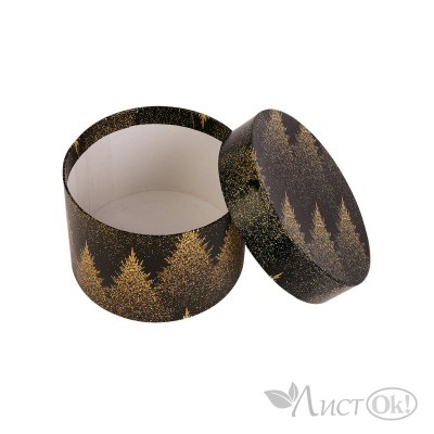 Коробка подарочная круглая 9*5 см. 