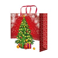 Пакет подарочный бумага 26*33*8 см 