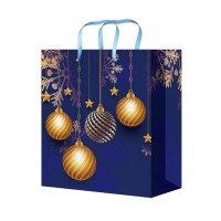 Пакет подарочный бумага 26*33*8 см 