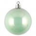 Набор шаров 6см 6шт пластик, светло-зеленый, ОПП 209822 Льдинка 