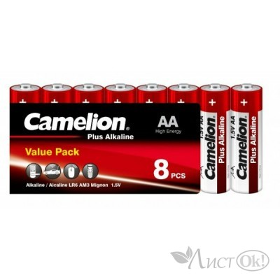 Батарейка LR06 Camelion б/б 8хS цена за 1шт. 9283 