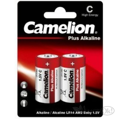 Батарейка LR14 Camelion Plus Alkaline 2*ВL цена за блистер 1653 