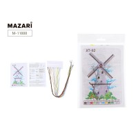 Набор для вышивания крестом 14 х 20 см, в ассорт. 10 диз. M-11888 MAZARI 