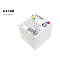 Кубарик 9*9*9, белый, 60 г/м2 M-16725 MAZARI 