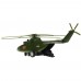 Вертолет инерц. металл ТРАНСПОРТНЫЙ 20 см, люк, подв дет, зелен, кор. COPTER-20-GN ТехноПарк 
