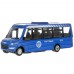 Автобус металл инерц, свет-звук  IVECO DAILY 15 см, двери, синий, кор. DAILY-15SLCIT-BU ТехноПарк 