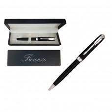 Ручка подарочная в футляре 0,7 мм, синие чернила, черный корпус, поворотный механизм 232051 FIORENZO 