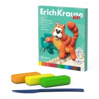 Пластилин 12цв. 156г. Baby, со стеком 61328 ERICH KRAUSE Пластилин 12цв. 156г. Baby, со стеком 61328 ERICH KRAUSE