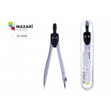 Циркуль 115 мм, металлический, пластиковая упаковка M-4498 MAZARI 