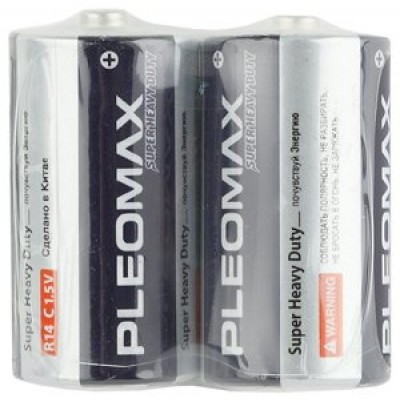 Батарейка R14 Pleomax б/б 2S (цена за спайку 2шт) PLEOR14 SAMSUNG 