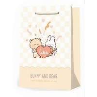 Пакет подарочный бумага 26*32*10 см (L) с матовой ламинацией Пакет подарочный бумага 26*32*10 см (L) с матовой ламинацией