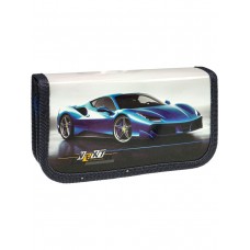 Пенал 2-секционный большой СИНЯЯ МАШИНА 190х105, ламинированный картон Profit ПН-1730 Проф-Пресс 