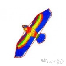 Воздушный змей Яркий попугай 120*55см РЖ-ИК-1171 