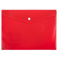Папка-конверт с кнопкой А4 Premier 180 мкм  волокно красный new ЕС21114004 EXPERT COMPLETE 