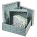 Набор картонных коробок с крышкой  КВАДРАТ -Morris- 3шт. мат.ламин. BX_082975 Hatber 