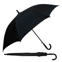 Зонт -трость, черный,  автомат 306 