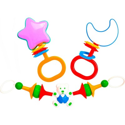 Комплект Подарочный развивающих погремушек для новорожденных №5  2С534 АЭЛИТА 