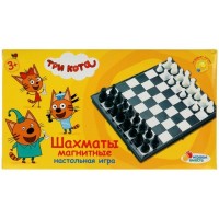Игра Шахматы магнитные Три Кота кор.13*2,5*7см ZY501598-R3 Играем вместе 