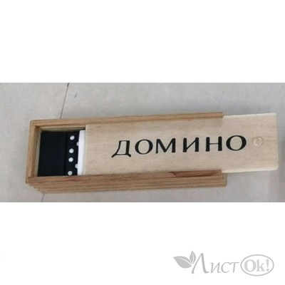 Игра Домино в деревянной коробке DM2397 