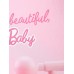 Книжка записная А6 48л. BE BEAUTIFUL BABY, 7БЦ, глянц.ламинир., лен, 48-2119 Проф-Пресс 