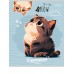 Тетрадь 96 л. клетка спир. цвет. А5, 96л. КОТ-ПУШИСТИК цвет.мелов.обложка 96-6320 Проф-Пресс 