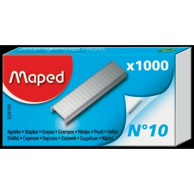 Скобы к степлеру из стали №10. 1000шт. в кор. 324105 Maped 