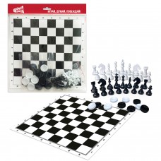 Шашки + шахматы в пакете «Бум Цена» 7154 Русский стиль 