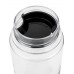 Бутылка для воды 600 мл, пластиковая, в чехле My bottle, Летнее настроение, черная, УД-6444 