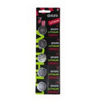 Батарейка CR2032 литиевая 5xBL 3V (60/600) (цена за 1 шт) ФАZА Батарейка CR2032 литиевая 5xBL 3V (60/600) (цена за 1 шт) ФАZА