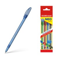 Набор ручек шариковых Набор из 4 ручек шариковых ErichKrause Neo® Stick Original 0.7. Super Glide Technology. цвет чернил: 47509 ERICH KRAUSE 