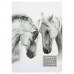 Скетчбук A5 (20.3х14.5 см) 40 л. твердый переплет 04_Horses in white  200  г/м2 IZO-SBS-0740 Аква-колор 