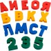 Магнитный набор детский , букв рус.алфавита, цифр и знаков. Магнитная Касса (h35 мм, 78 шт) 02022 Десятое королевство 