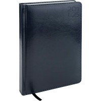 Ежедневник датир. А5, 168л. PELLE ITALIANA - INDIGO синий, кожзам, кругление Profit 168-9403 Проф-Пресс 