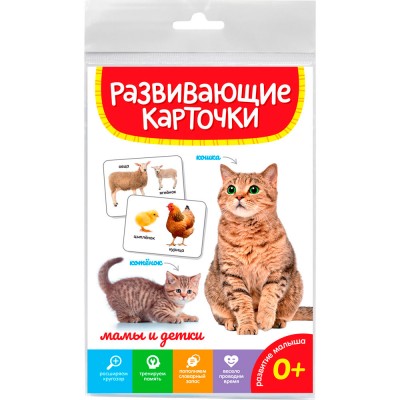 Развивающие карточки. МАМЫ И ДЕТКИ Проф-Пресс 