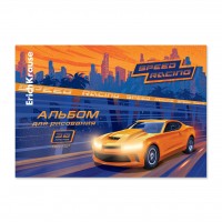 Альбом для рис. 30л. А4, на клею Sport Car, 61475 ERICH KRAUSE 