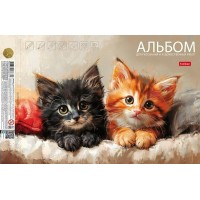 Альбом для рис. 20л. А4 отрывная склейка 220гр жесткая подложка 