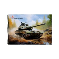 Альбом для рис. 40л. цвет.спир. А4 