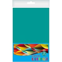 Картон цветной А4. 20л.  ПЭТ Офис. Изумрудный, пл. 200 г/м2 С2672-08 Апплика 